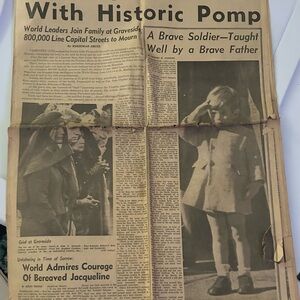 Vintage Newspaper Clipping